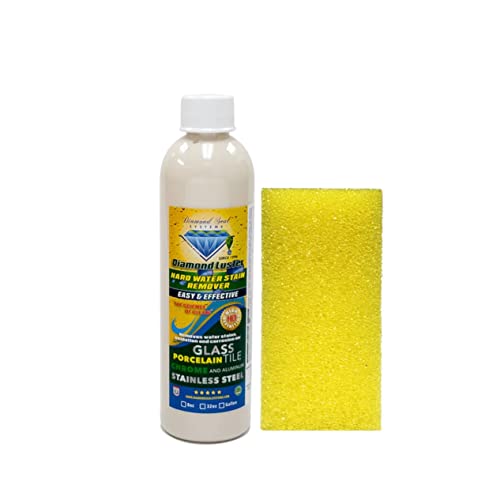 Diamond Seal Systems Shower Door Glass Cleaner with Pad Bundle