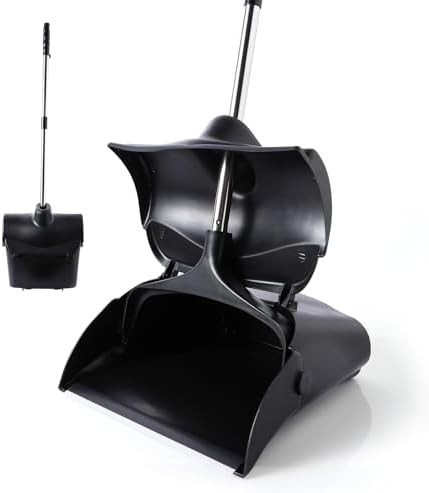 Yocada Wheeled Dustpan with Windproof Cover