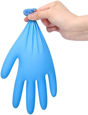 TitanFlex Heavy-Duty Nitrile Gloves Box of 100