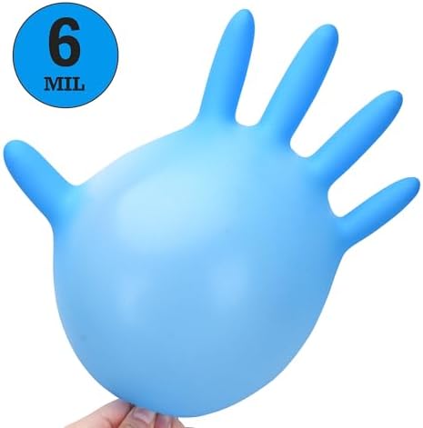 TitanFlex Heavy-Duty Nitrile Gloves Box of 100