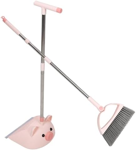 1 Set Pp Plastic Broom and Dustpan for Kids