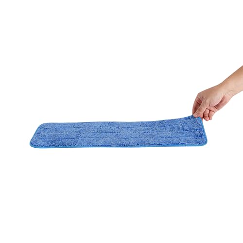 Restaurantware Clean Tek Reusable Mop Pad - Blue Microfiber Heavy-Duty 1969x575 Inches