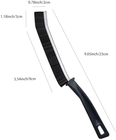 Toguma Small Hard Bristle Crevice Cleaning Brush Black