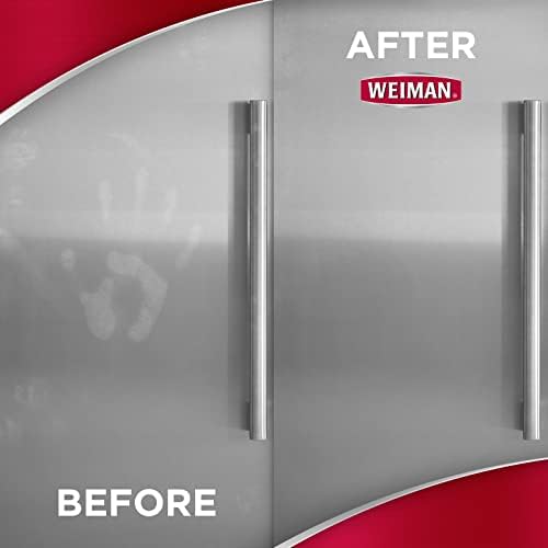 Weiman Stainless Steel Cleaner and Polish with Microfiber Cloth