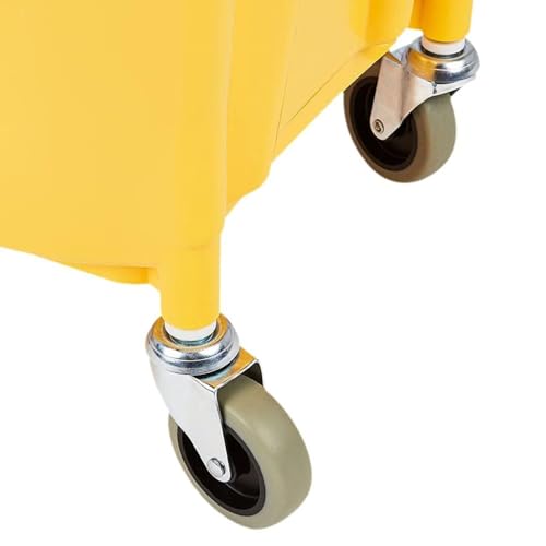 Amazon Basics 35-Quart Rectangular Mop Bucket with Down Press Wringer
