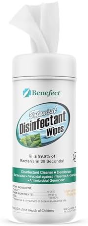 Benefect Botanical Disinfecting Wipes 90 Count