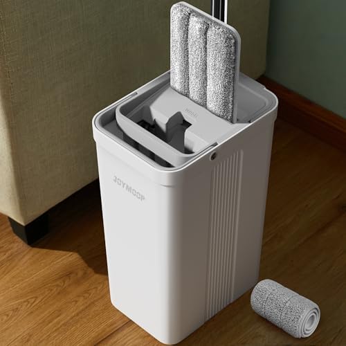 JOYMOOP Hands-Free Self-Cleaning Mop and Bucket Set