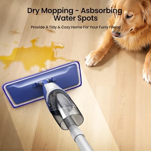 Xlife Spray Mop with 15 oz Refill and 2 Microfiber Pads