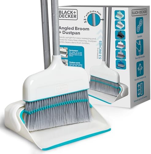 BLACKDECKER Butler Broom Dustpan Set