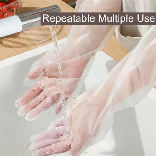 Hipifans Long Sleeve Cleaning Gloves 10PcsSet