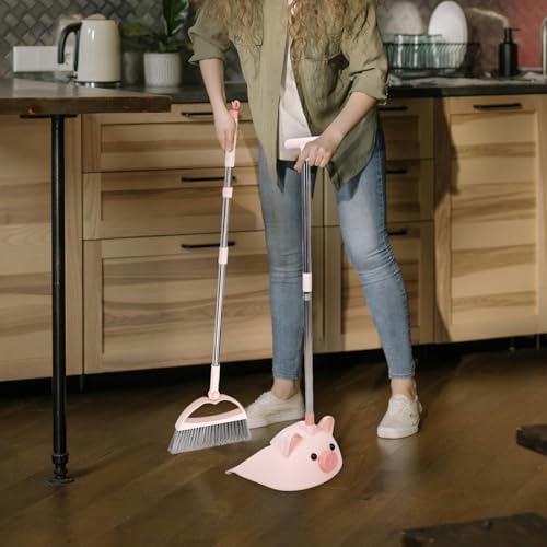 1 Set Pp Plastic Broom and Dustpan for Kids