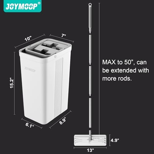 JOYMOOP Hands-Free Self-Cleaning Mop and Bucket Set
