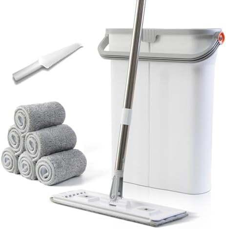 ZJSYJJ 2-Tank Mop Bucket Set with Wringer 1