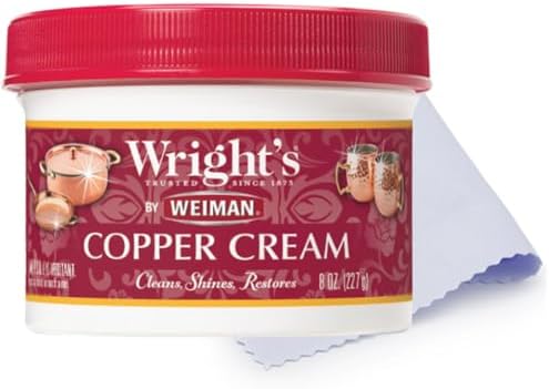 Wrights by Weiman Cream Copper and Brass Cleaner