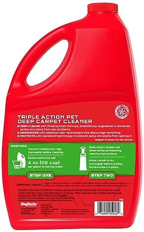 Rug Doctor Pet Carpet Cleaner 96 oz 3X Action Formula