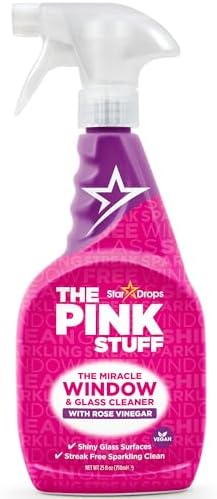The Pink Stuff Stardrops Window Cleaner with Rose Vinegar 750ml