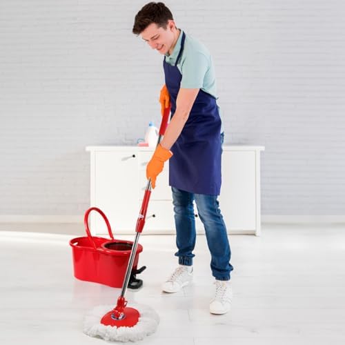 TAKTICK Foot Pressure Spin Mop with 7L Bucket and 3 Refills
