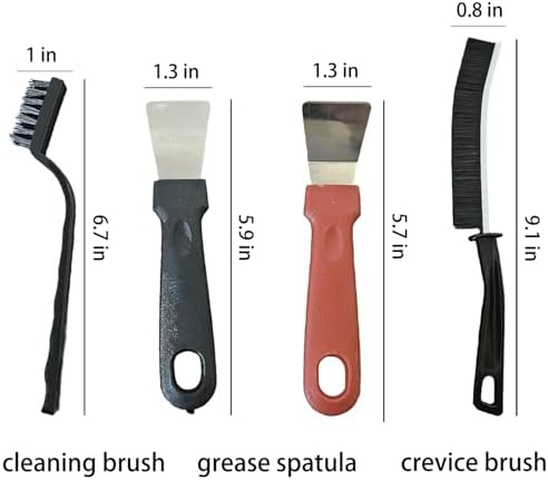 7 Pcs Multi-Purpose Crevice Cleaning Brush Kit