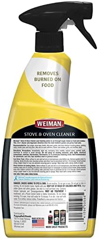 Weiman Heavy Duty Oven Grill Cleaner 2 Pack 24 Oz with Microfiber Towel