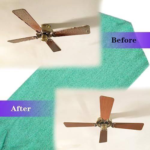 Hosrnovo Fan Duster for Ceiling Fans Washable Microfiber Cleaner