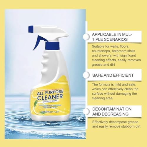 All-Purpose Kitchen Cleaner Spray with Lemon Scent