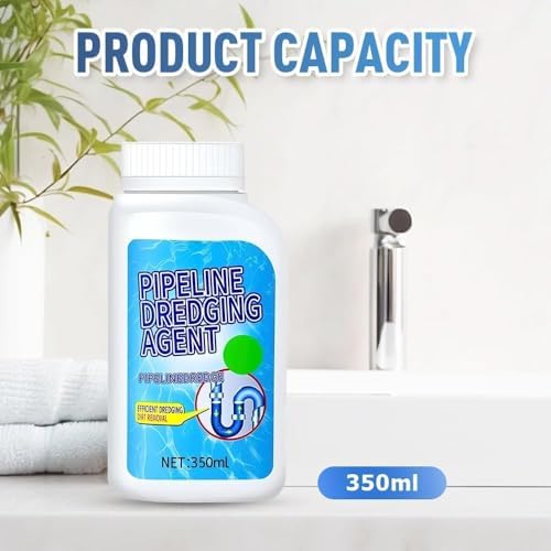 Powerful Pipe Dredging Agent for Kitchen and Bathroom Drains 1PCS