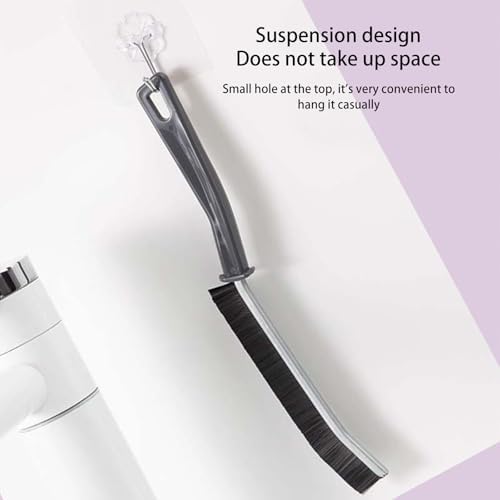 Toguma Small Hard Bristle Crevice Cleaning Brush Black
