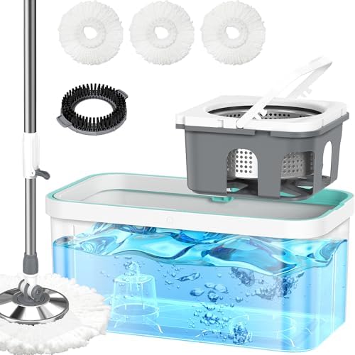 Aifacay Spin Mop and Bucket with Wringer