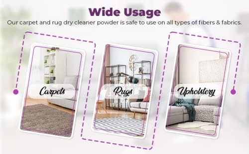 Capture Carpet Rug Dry Cleaner - 4 Pound Odor Eliminator Stain Remover