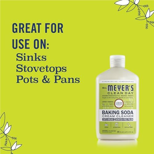 Mrs Meyers Baking Soda Cream Cleaner 16 Fl Oz 1