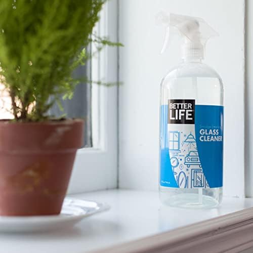Better Life Natural Streak Free Glass Cleaner 32 Ounces Pack of 2