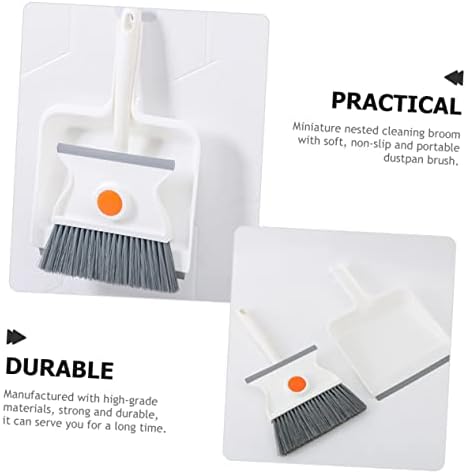 Mini Dustpan and Broom Set for Home and Car