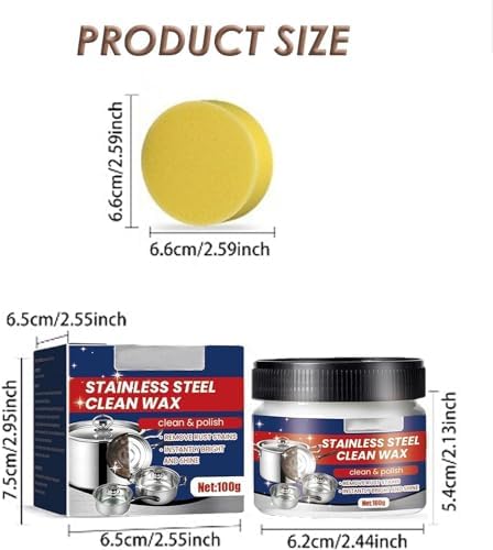 Renhe Ingenuity Stainless Steel Scratch Remover 2PCS Kit