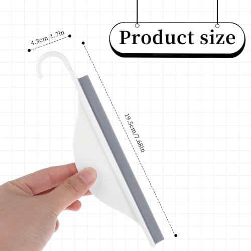 Shower Glass Cleaner Squeegee with Hanging Hook