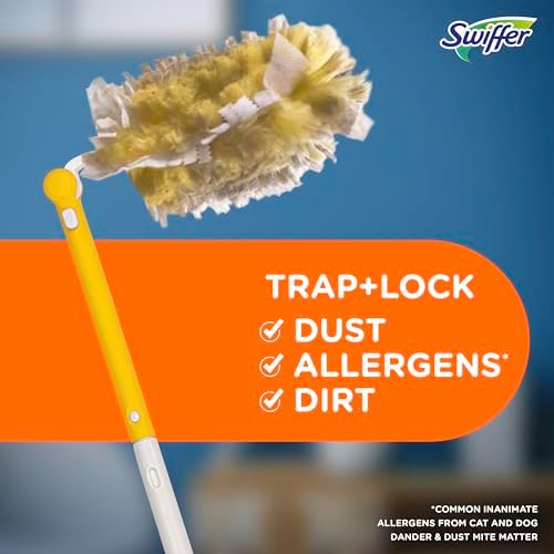 Swiffer Duster Heavy Duty Dusting Kit with 3ft Handle