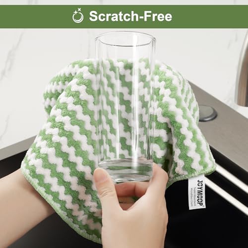 JOYMOOP 18-Pack Microfiber Cleaning Cloths - Streak Free and Reusable