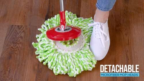 SIMPLI-MAGIC Spin Mop System with 3 Mop Heads