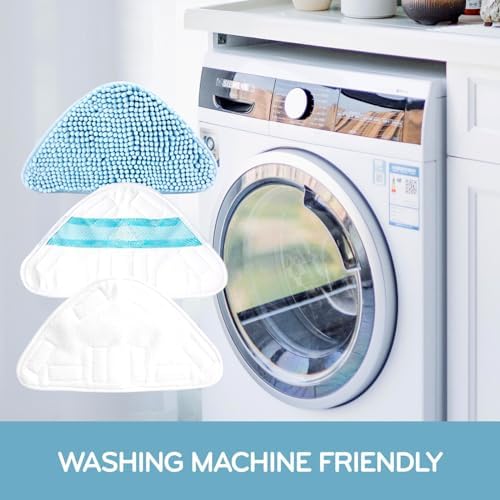 H2O MOP HD Steam Mop Replacement Floor Pads Set