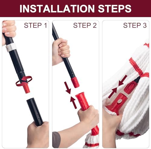 KeFanta Self Wringing Mop with 57 Long Handle 1