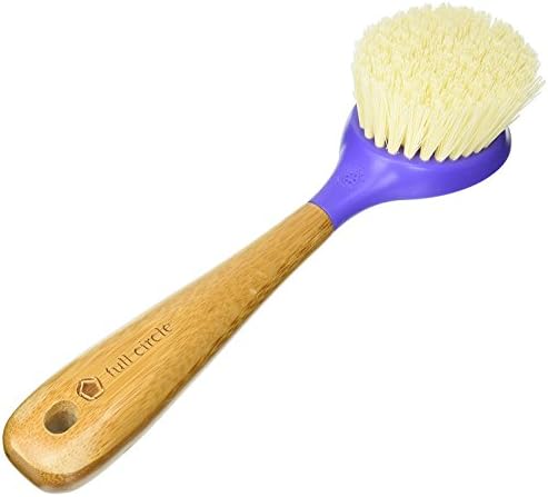 Full Circle Be Good Bamboo Handle Dish Brush - Purple