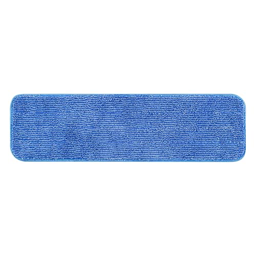 Restaurantware Clean Tek Reusable Mop Pad - Blue Microfiber Heavy-Duty 1969x575 Inches