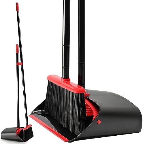 TreeLen Hand Broom and Dustpan Set for Home