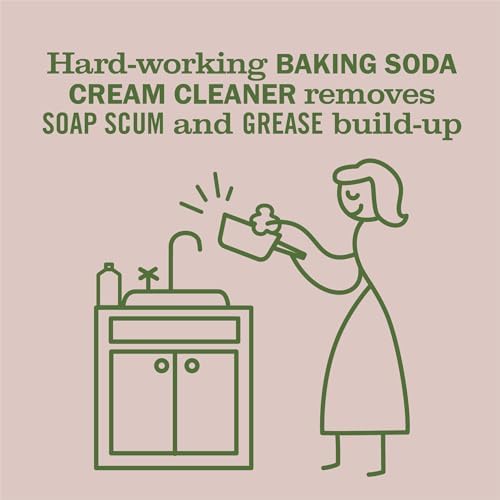 Mrs Meyers Baking Soda Cream Cleaner 16 Fl Oz