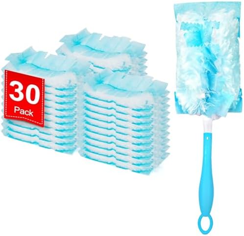 KeFanta Duster Refills - 30 Count with Handle for Swiffer