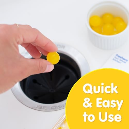 Compac Plink Garbage Disposal Cleaner Deodorizer 40 Count Lemon Scent