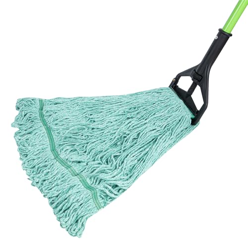 Restaurantware Mop Head Refill - 32 Ounce Cotton Blend Green