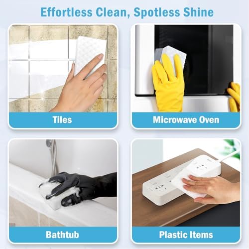 AIDEA Magic Sponges Cleaning Eraser 48 Pads 2X Density Stronger