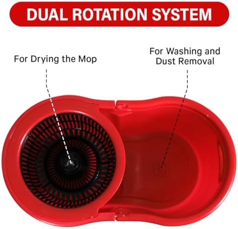 TAKTICK Foot Pressure Spin Mop with 7L Bucket and 3 Refills