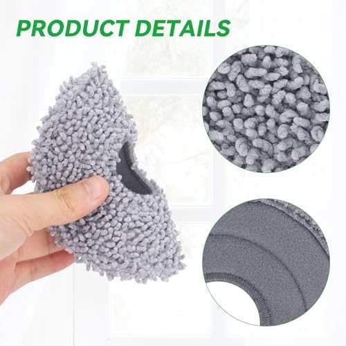 Sgizoku Microfiber Mop Pads for Roborock Q Revo MaxV - 12Pcs Set
