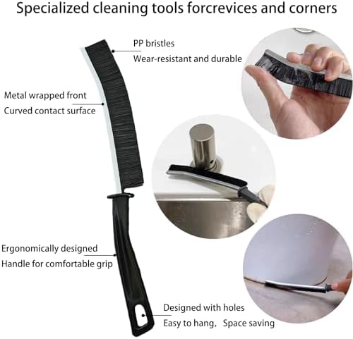 7 Pcs Multi-Purpose Crevice Cleaning Brush Kit